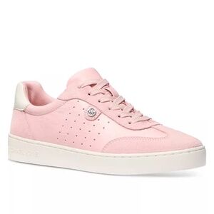 New💗 MICHAEL KORS Scotty Leather Sneaker Smokey Rose